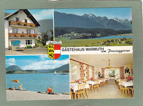 AK Passriach am Preseggersee. Frühstückpension Johann Warmuth.