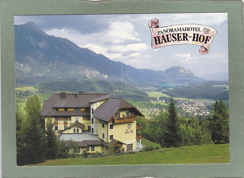 AK Hermagor-Pressegger See. Panorama Hotel Hauser-Hof. Familie Wassertheurer.