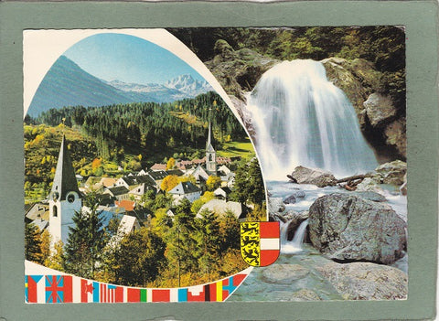 AK Hermagor. Wasserfall in der Garnitzenklamm.