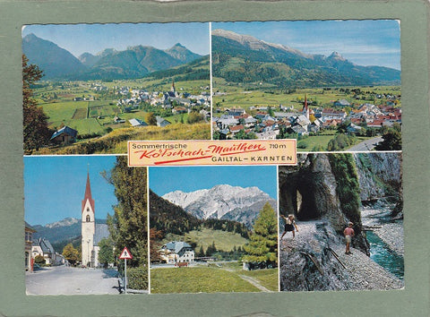 AK Sommerfrische Kötschach-Mauthen Gailtal.