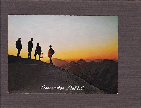 AK Sonnenalpe Naßfeld. Sonnenaufgang am Gartnerkofel.