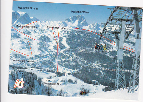 AK Karnische Skiregion. Nassfeld. Sonnenalpe.