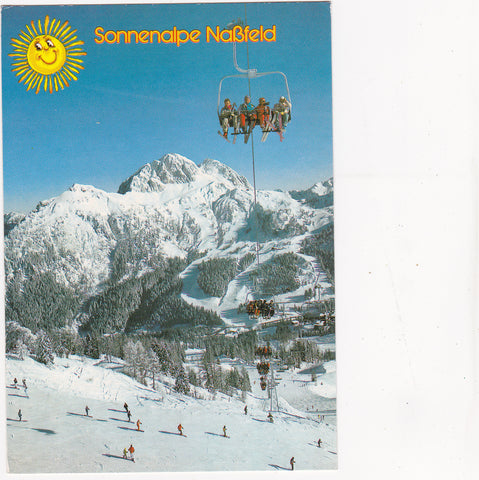 AK Sonnenalpe Nassfeld. Trögl-Bahn. Vierer Sessellift.