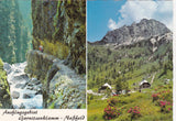 AK Ausflugsgebiet Garnitzenklamm - Naßfeld.
