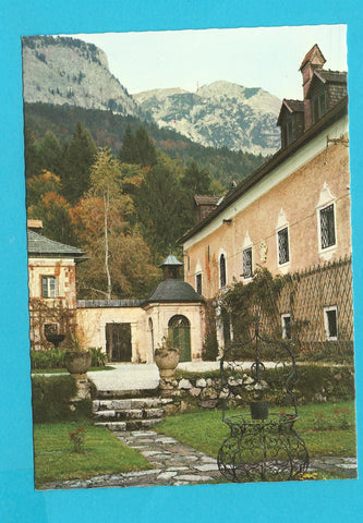 AK Schloßhof der Wasserleonburg bei Nötsch im Gailtal.
