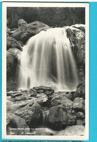 AK Garnitzenklamm bei Hermagor.