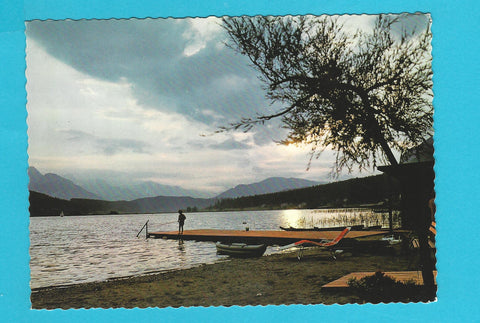 AK Abendstimmung am Presseggersee.