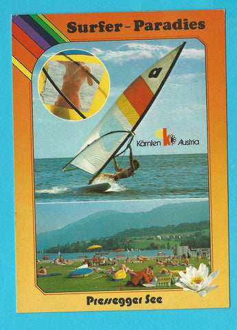 AK Pressegger See. Surfer-Paradies.