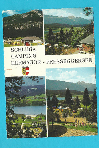 AK Hermagor Presseggersee. Schluga Camping.