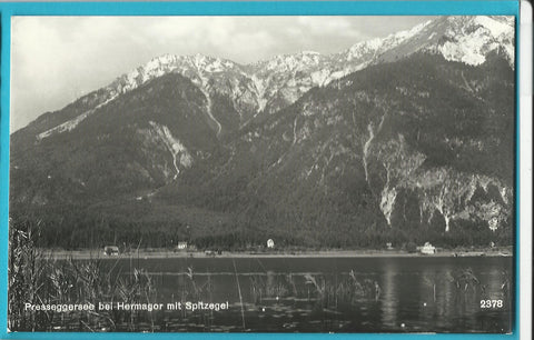 AK Presseggersee bei Hermagor mit Spitzegel.