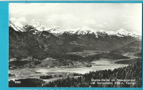 AK Oberes Gailtal mit Presseggersee und Gartnerkofel.