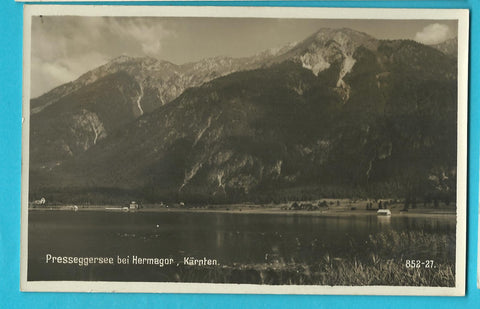 AK Presseggersee bei Hermagor. (1934-35)