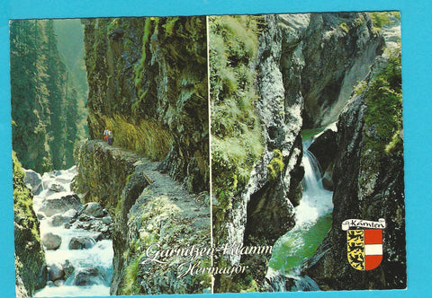 AK Garnitzenklamm bei Hermagor.