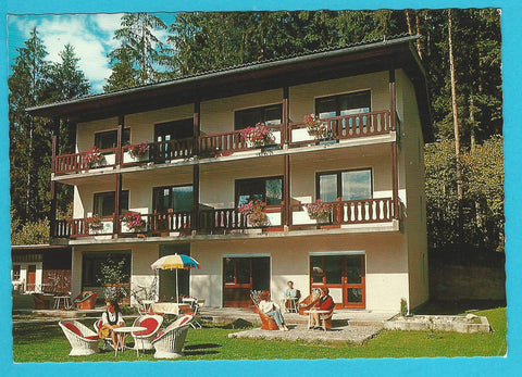AK Hermagor. Hotel Pension Waldhof Filippitsch Bucher Presseggersee.