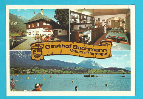 AK Gasthof Bachmann. Vellach. Hermagor.