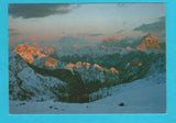 AK Sonnenuntergang in der Karnischen Skiregion.