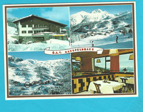 AK Sonnenalpe - Naßfeld. Naßfeldhaus. Pächter: Erich und Gertrude Schwager.