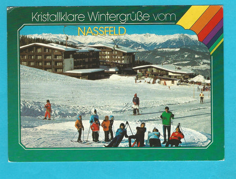 AK Kristallklare Wintergrüße vom Nassfeld.