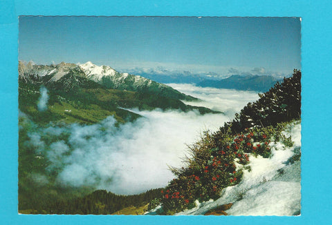 AK Blick vom Gartnerkofel gegen das Gailtal.