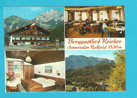 AK Sonnenalpe Naßfeld. Berggasthof Krieber.