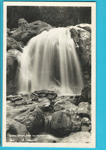 AK Garnitzenklamm bei Hermagor. (3. Wasserfall)