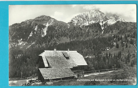 AK Naßfeldhütte mit Gartnerkofel.