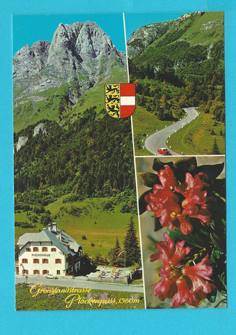 AK Grenzlandstraße Plöckenpaß Kötschach - Mauthen. Plöckenhaus.