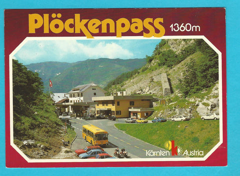 AK Plöckenpaß. Österreichisch-italienische Grenze.