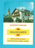 AK Kötschach. Gasthof Pension Wilhelmer.