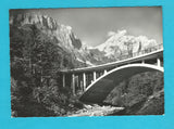 AK Grenzlandstraße Kötschach-Mauthen Plöckenpaß Valentinbachbrücke geg. Cellonkofel. (1964)