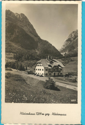 AK Plöckenhaus gegen Plöckenpass. (1942)
