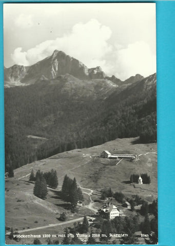 AK Plöckenhaus mit Piz Timau.