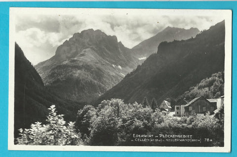 AK Ederwirt im Plöckengebiet mit Cellon u. Kellerwand.
