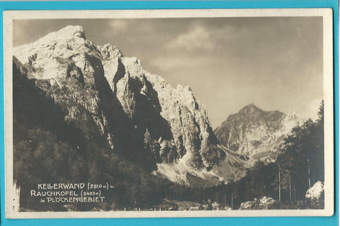 AK Kellerwand Rauchkofel im Plöckengebiet. (1924)