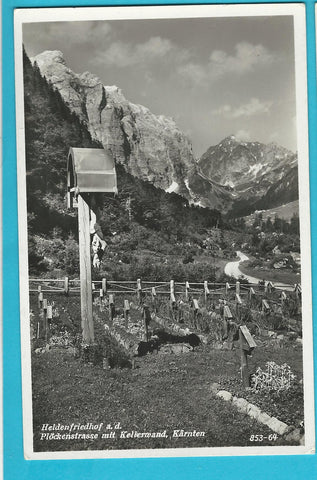 AK Heldenfriedhof a. d. Plöckenstrasse mit Kellerwand. (1939/40)