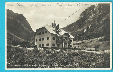 AK Plöckenhaus Cellon Plöckenpaß.