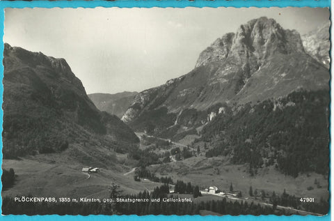AK Plöckenpass geg. Staatsgrenze und Collonkofel. (1959)