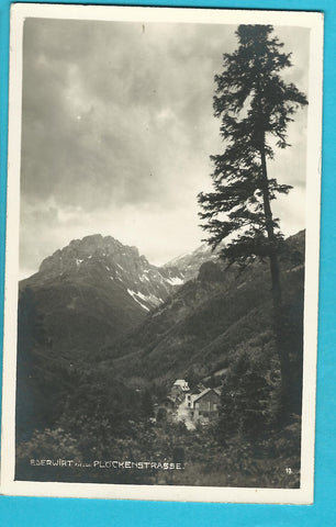 AK Ederwirt an der Plöckenstrasse. (1928)
