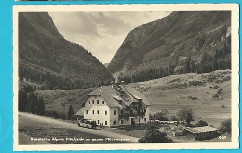 AK Plöckenhaus gegen Plöckenpass.