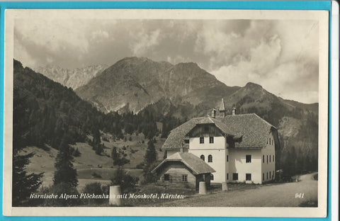 AK Plöckenhaus mit Mooskofel.