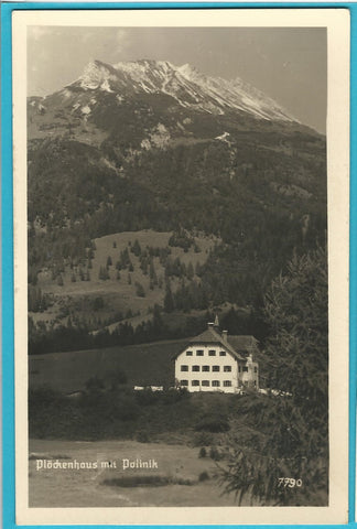 AK Plöckenhaus mit Polinik.