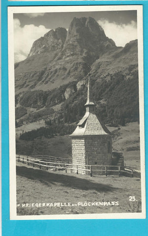 AK Kriegskapelle am Plöckenpass.