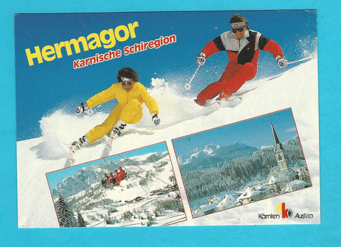 AK Hermagor Karnische Schiregion. Sonnenalpe Naßfeld.