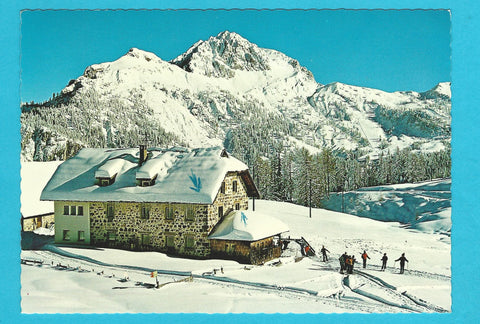 AK Naturfreundehaus Treßdorfer Alm gegen Gartnerkofel. Naßfeld.