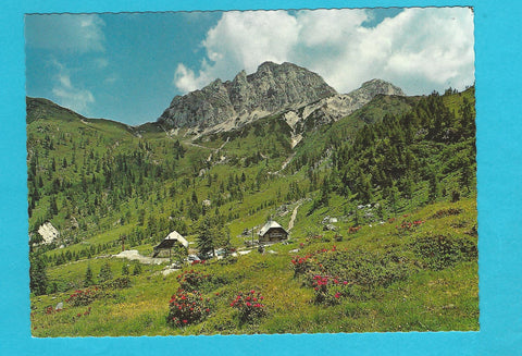 AK Naßfeld Watschiger Alm mit Gartnerkofel.