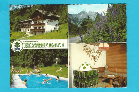 AK Reisach im Gailtal. Gasthof Pension Reisskofelbad. Kneipp-Kurhaus. J. J. Kofler.
