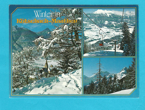 AK Winter in Kötschach-Mauthen.