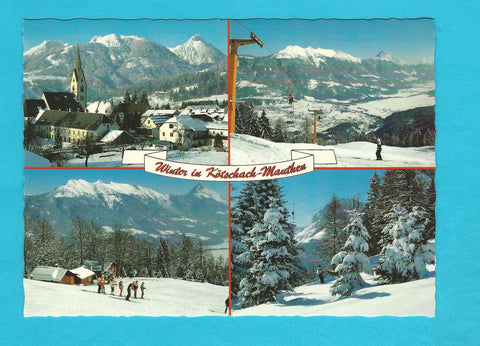 AK Winter in Kötschach-Mauthen.