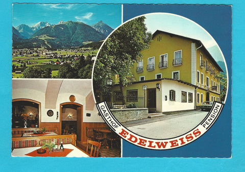 AK Kötschach-Mauthen. Gasthof Pension Edelweiß Alois Planner.