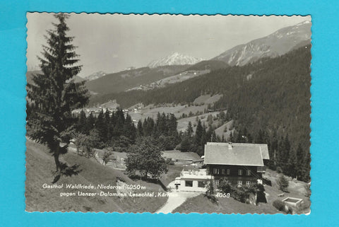 AK Gasthof Walfriede Niedergail gegen Lienzer Dolomiten. Lesachtal.